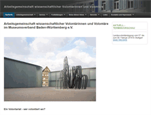 Tablet Screenshot of museumsvolontaere.de
